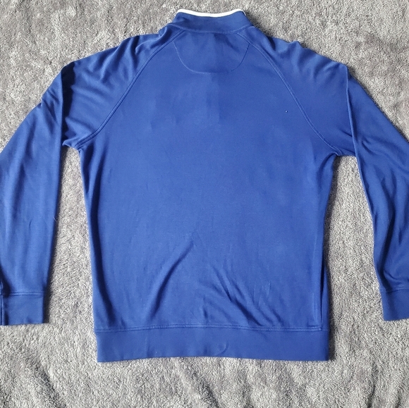 Fairway & Greene Signature Golf Royal Blue 1/4 Zip Men's Pullover, Size L - Picture 5 of 7